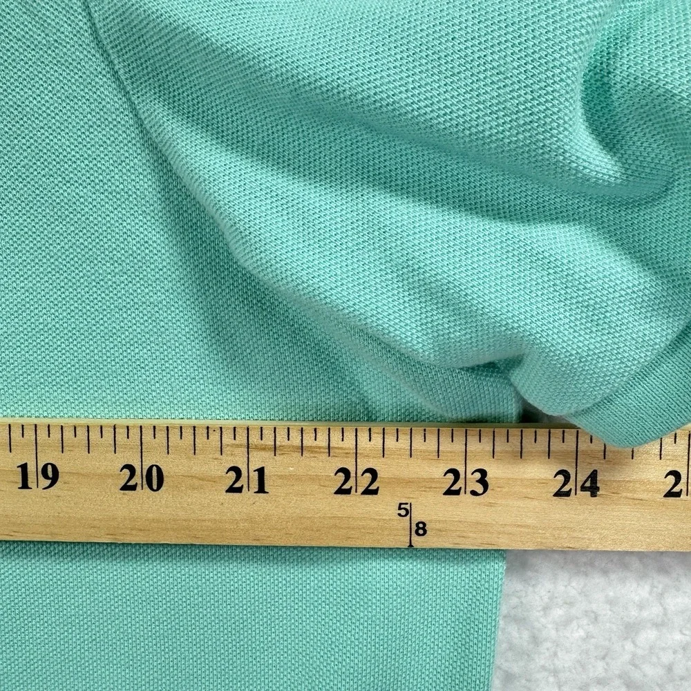 Polo Ralph Lauren Polo Shirt Mens L Mint Green Classic Fit Short Sleeve Preppy